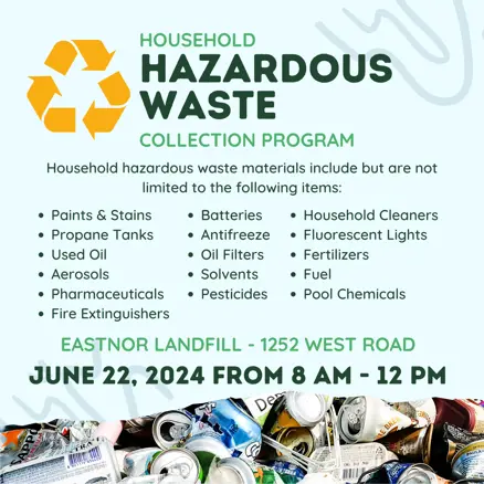 Household Hazardous Waste Poster