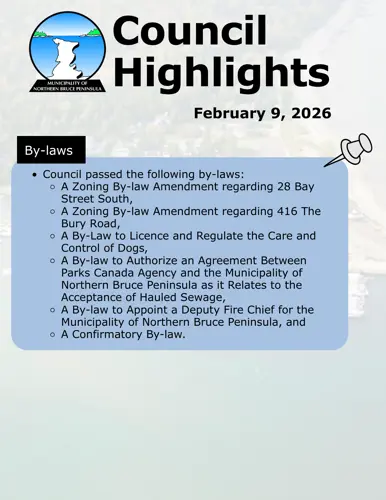 Council Meeting Highlights from the February 9, 2026, Council Meeting.