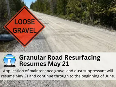 Notice of Granular Road Resurfacing