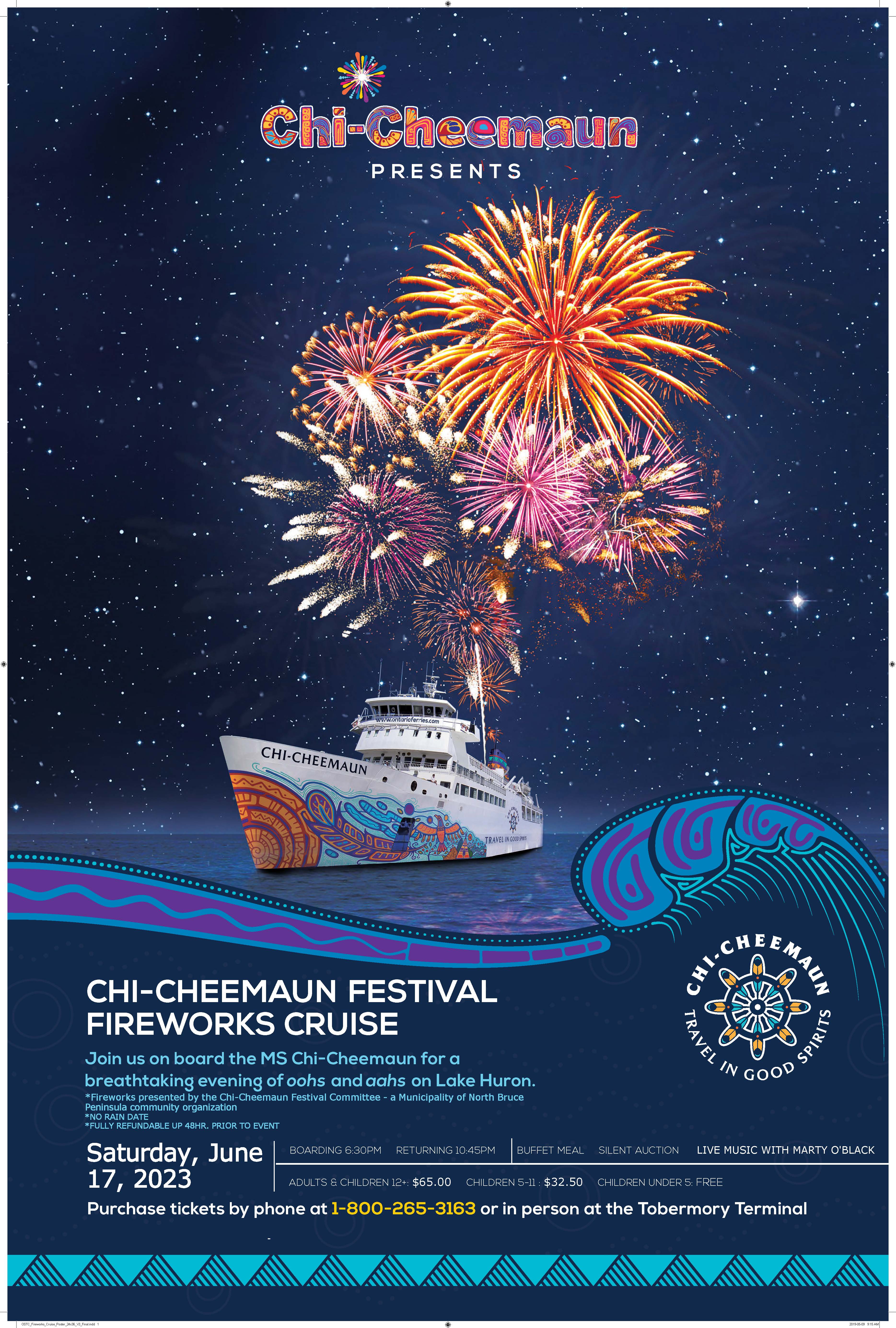 Chi-Cheemaun Festival Fireworks Cruise