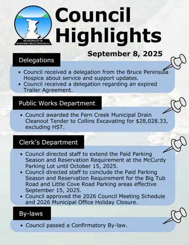Council Meeting Highlights poster