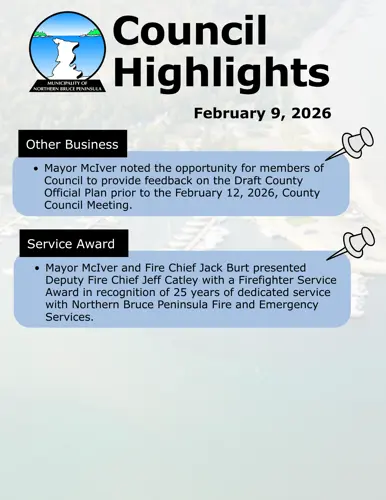 Council Meeting Highlights from the February 9, 2026, Council Meeting.
