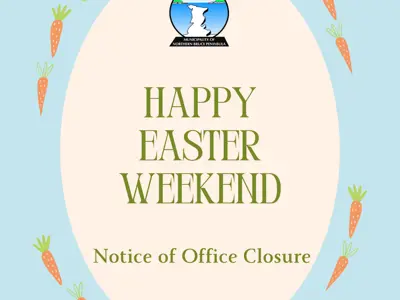 Notice of Office Closure - Easter Theme 