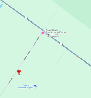 Screenshot of Tobermory Airport on GoogleMaps