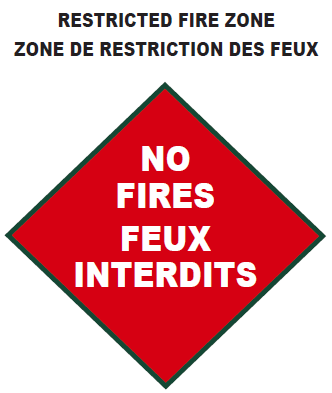 Restricted Fire Zone Poster