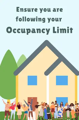 Drawing of a house with people outside