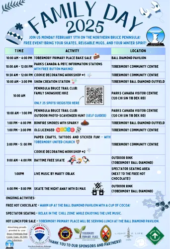 2025 Family Day Activities Poster 