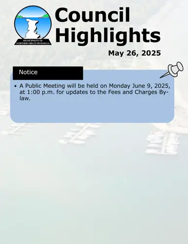 Council Meeting Highlights - May 26, 2025